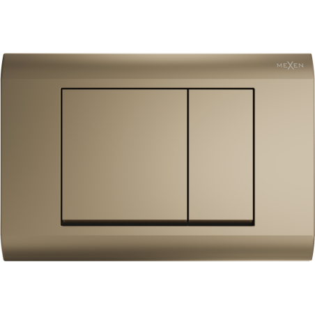 Mexen Fenix 01 flush button, champagne gold - 600104
