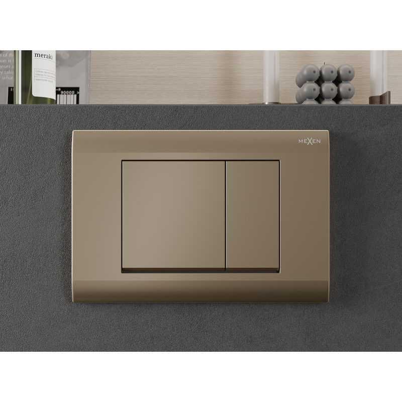 Mexen Fenix 01 spolningsknapp, guld champagne - 600104