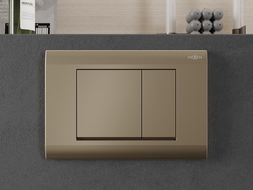 Mexen Fenix 01 gumb za izpiranje, zlato šampanjski - 600104