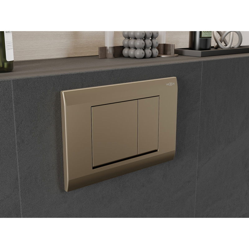 Mexen Fenix 01 spolningsknapp, guld champagne - 600104