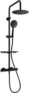 Mexen KT67 Aufputz-Duschset mit Regenbrause und Thermostatarmatur, schwarz - 771506793-70