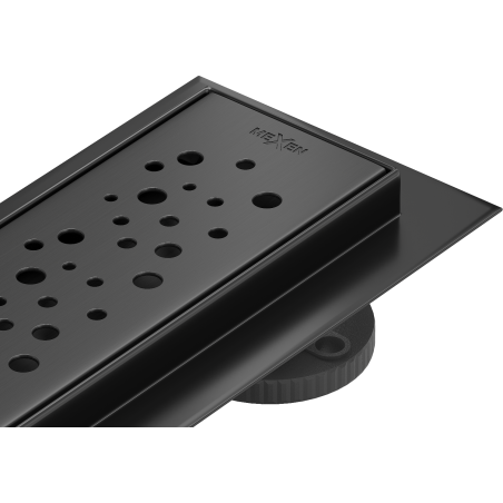 Mexen Flat 360° M12 50 cm Rotating Linear Drain, Black - 1721050-40