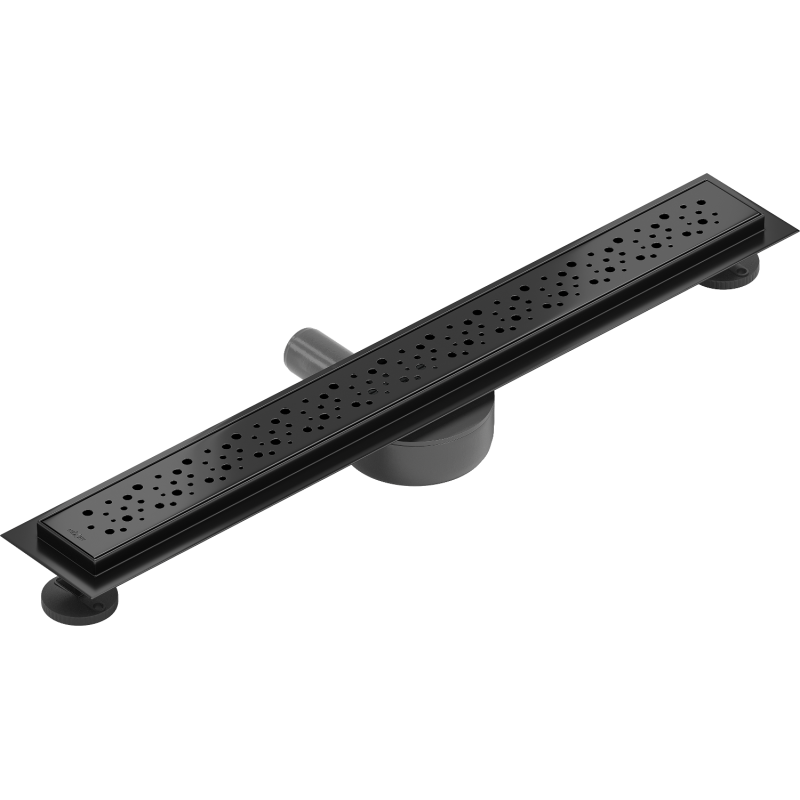 Mexen Flat 360° M12 Canalisation linéaire pivotante 60 cm, noir - 1721060-40