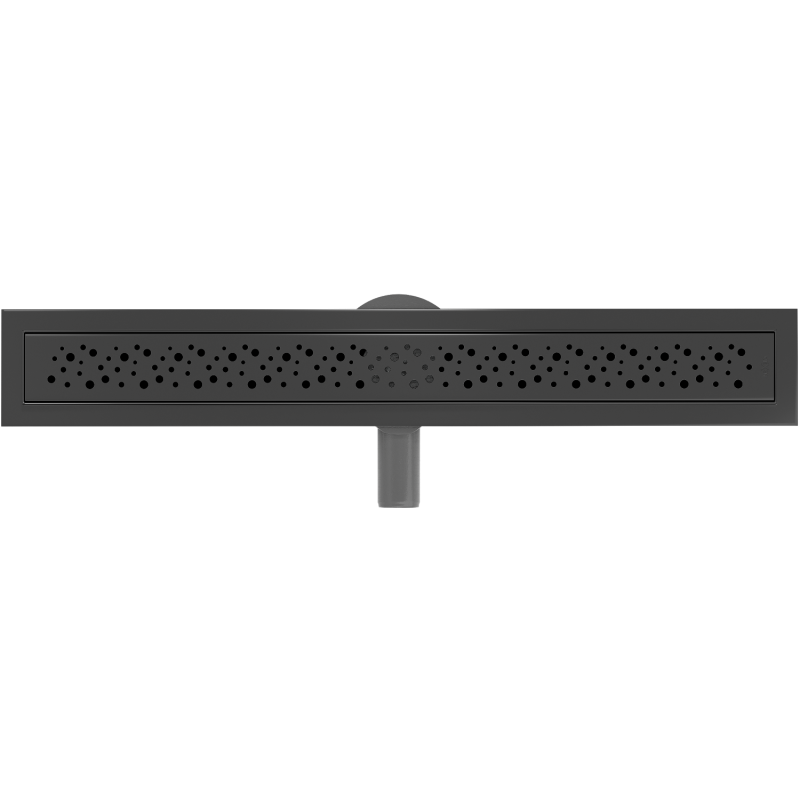 Mexen Flat 360° M12 draaibare lijnafvoer 70 cm, zwart - 1721070-40