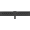 Mexen Flat 360° M12 Rotating Linear Drain 70 cm, Black - 1721070-40
