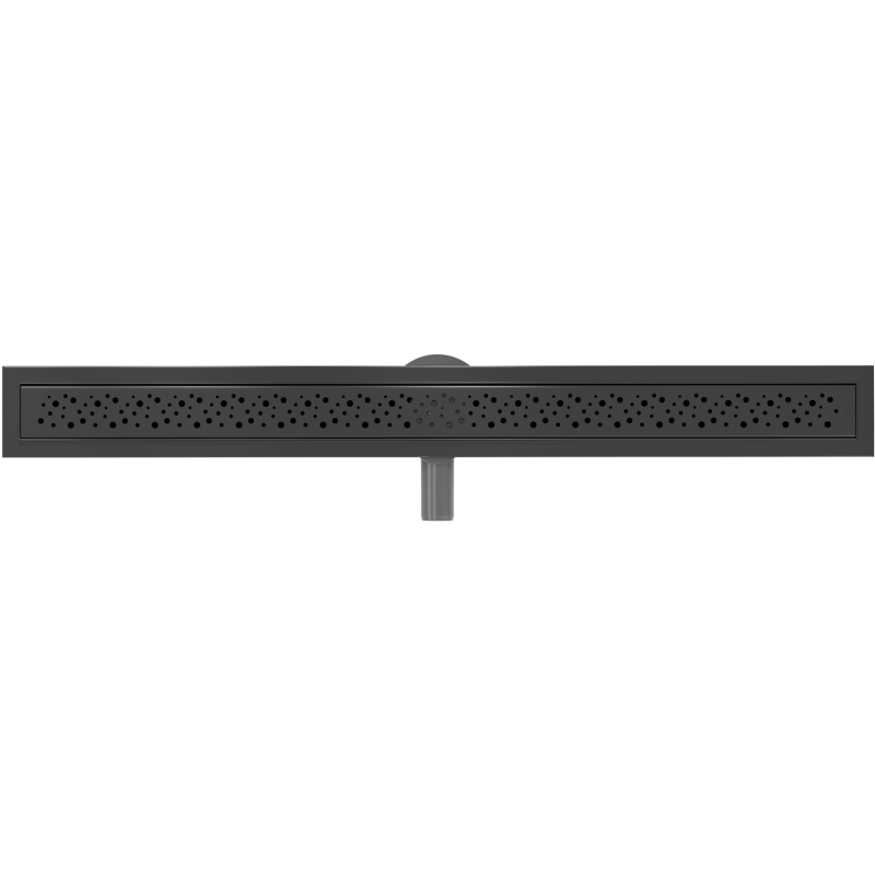 Mexen Flat 360° M12 draaibare lijnafvoer 80 cm, zwart - 1721080-40