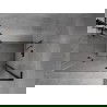 Mexen Mist-H L Duo Duschkabine schwenkbar 70 x 120 cm, transparent, schwarz - 8A5L-070L-120P-70-00