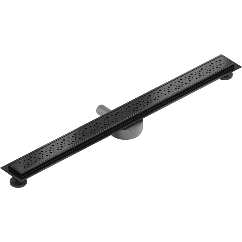 Mexen Flat 360° M12 drehbarer Linienablauf 80 cm, schwarz - 1721080-40