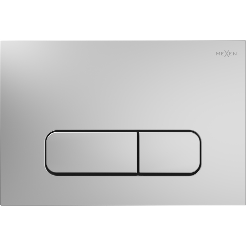 Mexen Fenix 02 bouton de chasse d'eau, chrome mat - 600202
