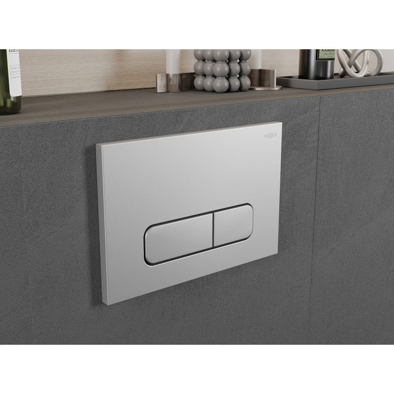 Mexen Fenix 02 pulsante di scarico, cromo opaco - 600202