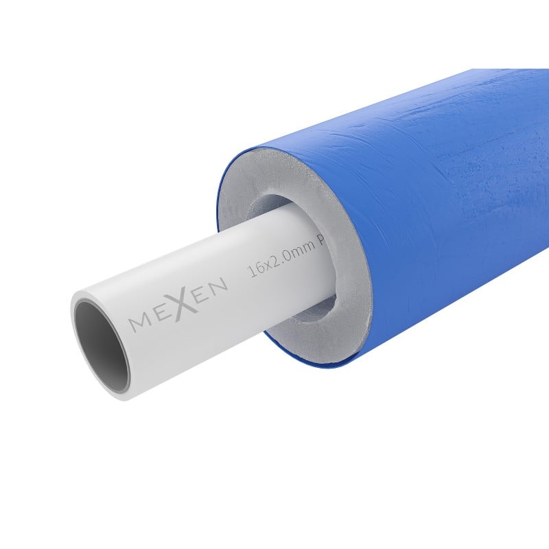 Mexen AL-L rura PE-Xb/AL/PE-Xb 16 x 2 mm w otulinie niebieskiej, 100 mb - W97100-121600-100