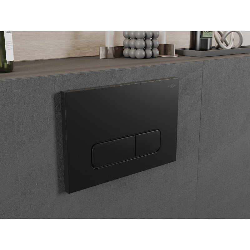 Mexen Fenix 02 flush button, matte black - 600203