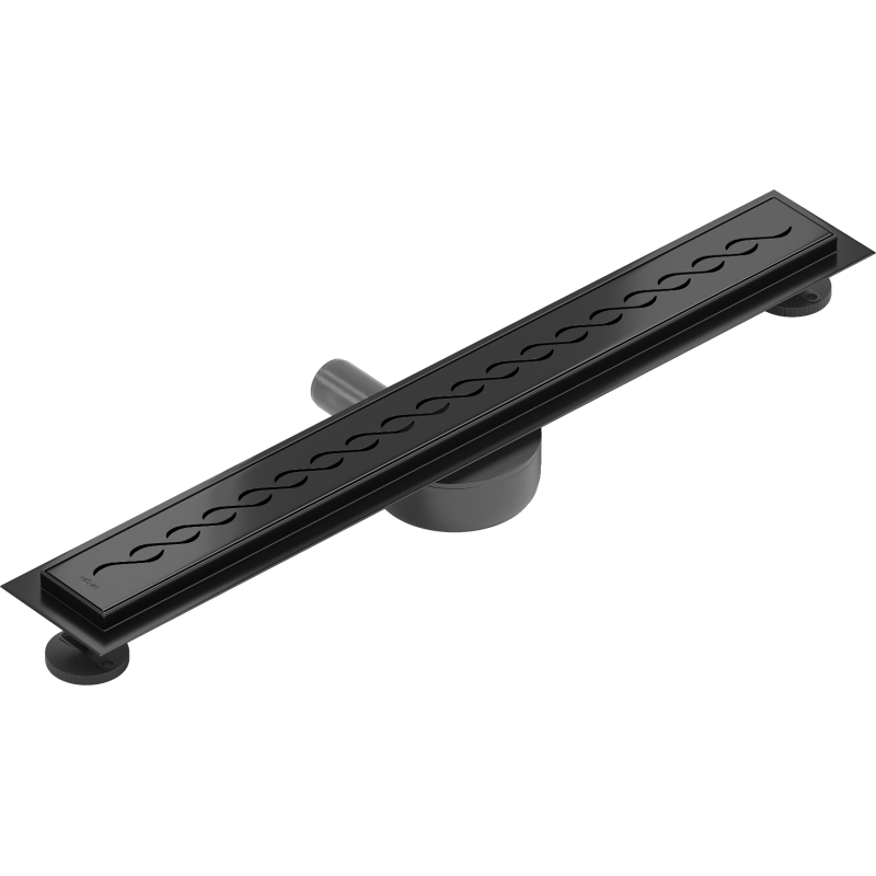 Mexen Flat 360° M18 60 cm Rotating Linear Drain, Black - 1723060-40