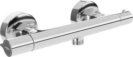 Mexen Slim termostatisk duschblandare, krom - 77105-00