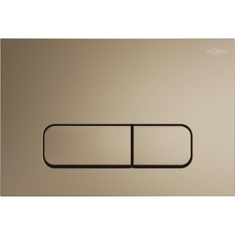 Mexen Fenix 02 bouton de chasse d'eau, or champagne - 600204