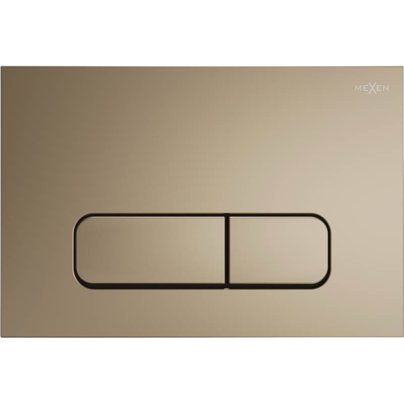 Mexen Fenix 02 flush button, champagne gold - 600204