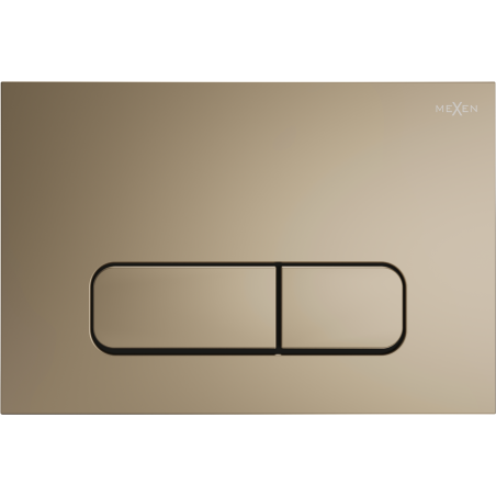 Mexen Fenix 02 flush button, champagne gold - 600204