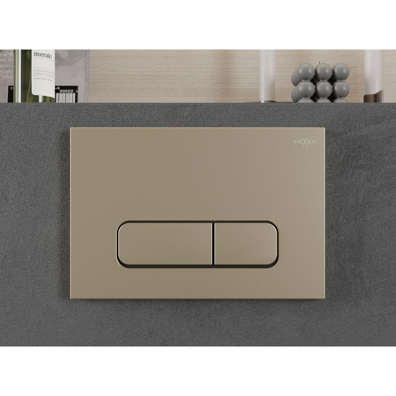Mexen Fenix 02 spoelknop, gouden champagne - 600204