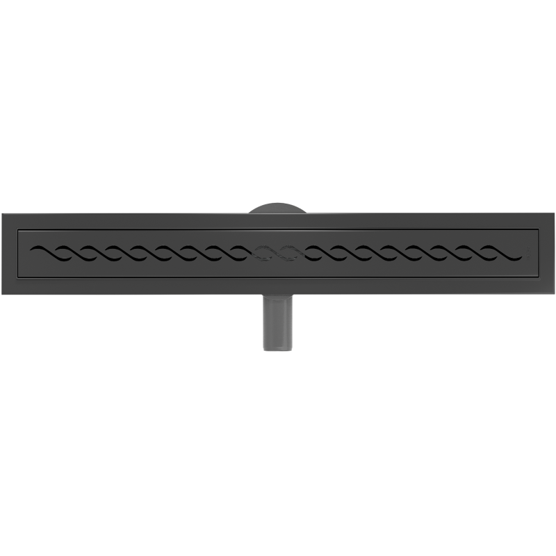 Mexen Flat 360° M18 draaibare lijnafvoer 70 cm, zwart - 1723070-40
