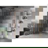 Mexen Mist-H L Duo Duschkabine schwenkbar 75 x 70 cm, transparent, gebürstetes Kupfer - 8A5L-075L-070P-65-00
