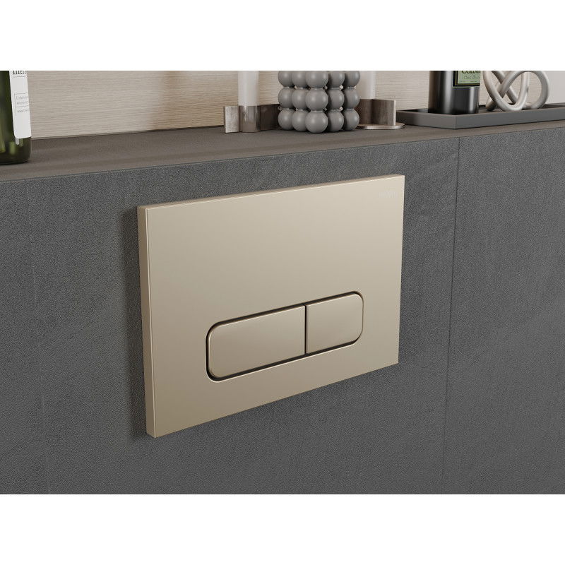 Mexen Fenix 02 flush button, champagne gold - 600204