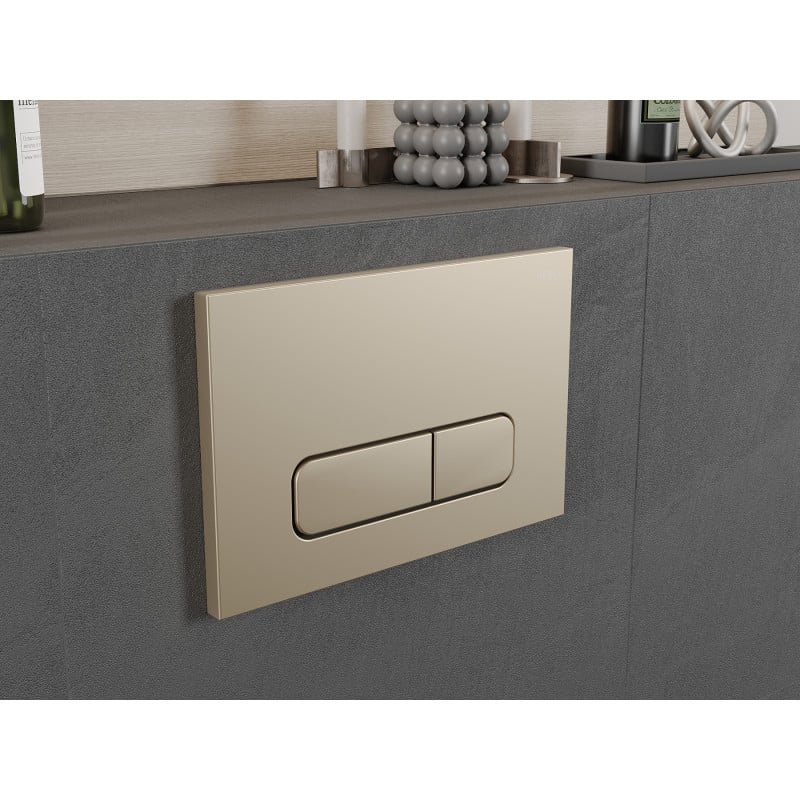 Mexen Fenix 02 pulsante di scarico, oro champagne - 600204