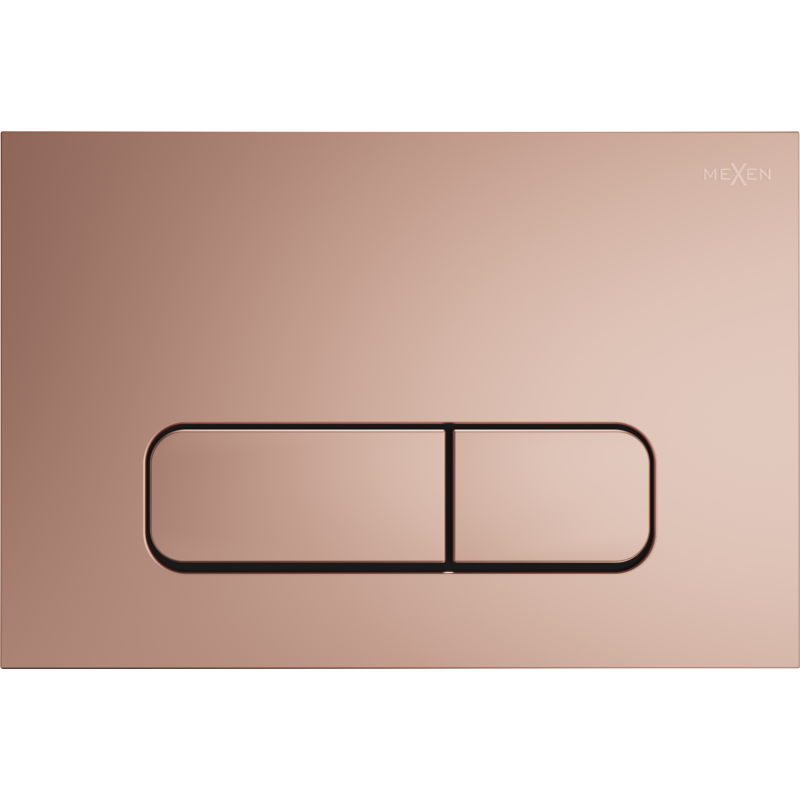 Mexen Fenix 02 flush button, rose gold - 600205