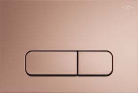 Bouton de chasse d'eau Mexen Fenix 02, or rose - 600205