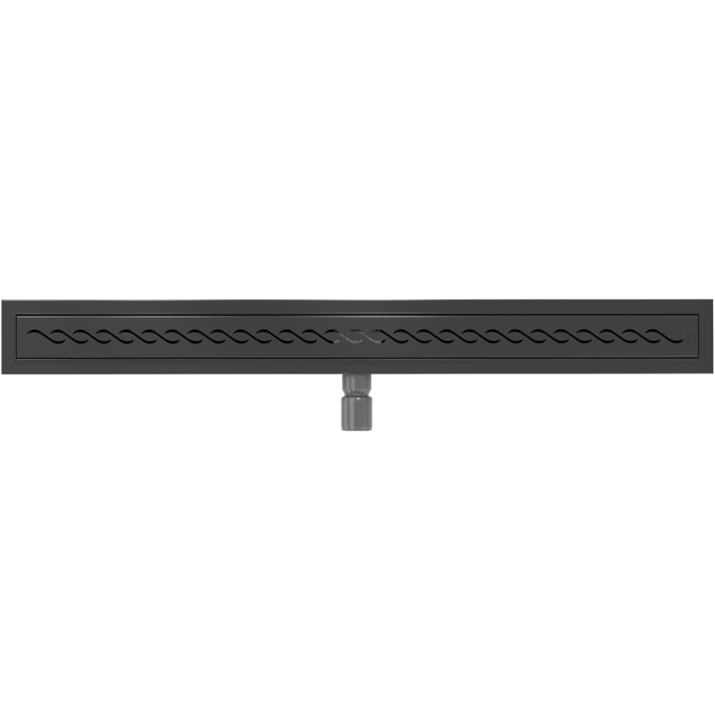 Mexen Flat 360° M18 Drehbarer Linearablauf 90 cm, schwarz - 1723090-40