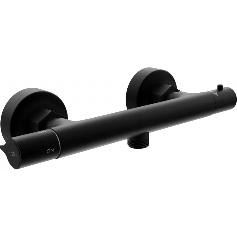 Mexen Slim miscelatore termostatico per doccia, nero - 77105-70