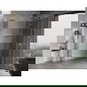 Mexen Mist-H L Duo cabine de douche pivotante 90 x 120 cm, transparent, cuivre brossé - 8A5L-090L-120P-65-00