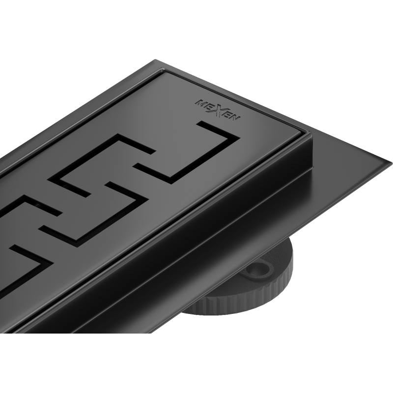 Mexen Flat 360° M15 ralo linear rotativo 90 cm, preto - 1724090-40