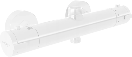Mexen Kai thermostatic shower mixer, white - 77150-20