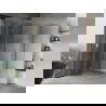 Mexen Mist-H L Duo Duschkabine schwenkbar 70 x 70 cm, transparent, gold - 8A5L-070L-070P-50-00