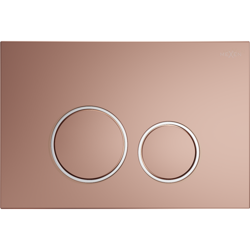 Mexen Fenix 05  botão de descarga, ouro rosa - 600505