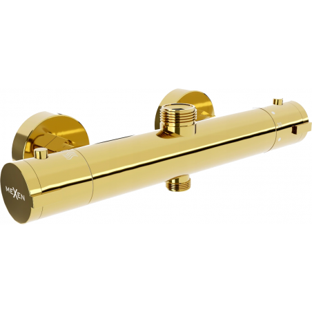 Mexen Kai thermostatic shower faucet, gold - 77150-50