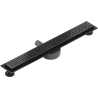 Mexen Flat 360° M08 canalisation linéaire pivotante 50 cm, noir - 1725050-40