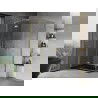 Mexen Mist-H L Duo Duschkabine, drehbar, 120 x 70 cm, transparent, gold - 8A5L-120L-070P-50-00