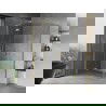 Mexen Mist-H L Duo cabine de douche battante 115 x 70 cm, transparent, or - 8A5L-115L-070P-50-00