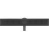Mexen Flat 360° M08 draaibare lineaire afvoer 70 cm, zwart - 1725070-40