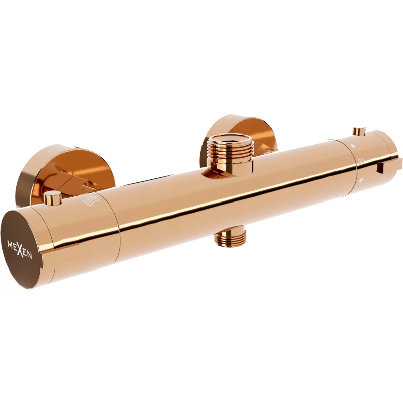 Mexen Kai termostatisk duschblandare, roséguld - 77150-60
