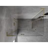 Mexen Mist-H L Duo kabina za prhanje z nihajnimi vrati, leva, 110 x 90 cm, prozorno, zlata - 8A5L-110L-090P-50-00