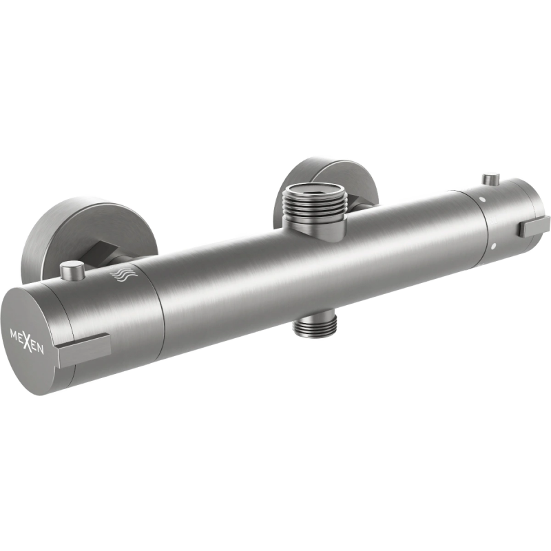 Mexen Kai robinet de douche thermostatique, graphite - 77150-66