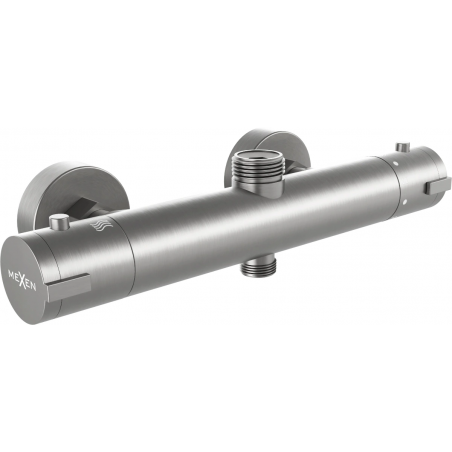 Mexen Kai Thermostatic Shower Mixer, Graphite - 77150-66