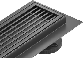 Mexen Flat 360° M33 odpływ liniowy obrotowy 60 cm, czarny - 1733060-40