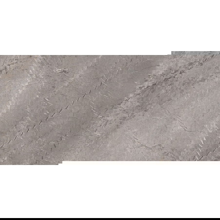 Mexen Litava Grey campione di gres smaltato rettificato G1, piastrella da pavimento e parete, carving - TL406-03-S