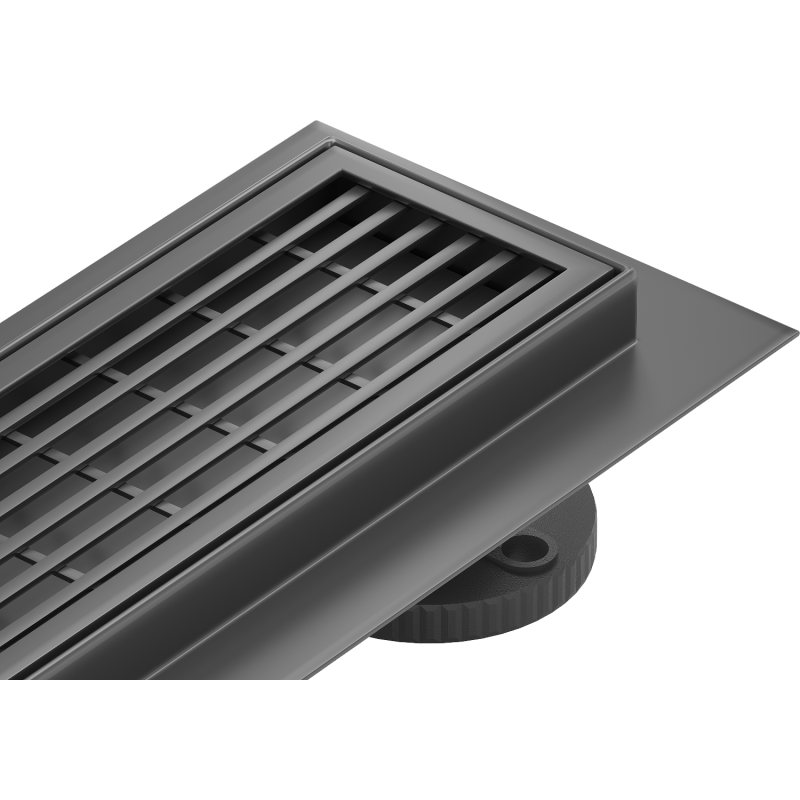 Mexen Flat 360° M33 siphon linéaire rotatif 70 cm, noir - 1733070-40