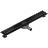 Mexen Flat 360° M33 draaibare lineaire afvoer 70 cm, zwart - 1733070-40