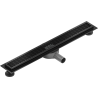 Mexen Flat 360° M33 siphon linéaire rotatif 70 cm, noir - 1733070-40