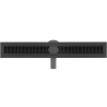 Mexen Flat 360° M33 siphon linéaire rotatif 70 cm, noir - 1733070-40